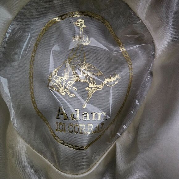 Adam 101 Corral Adam Western Cowboy Felt Hat Mens Size Small 6 3/4 Pampa Brown - Picture 6 of 16